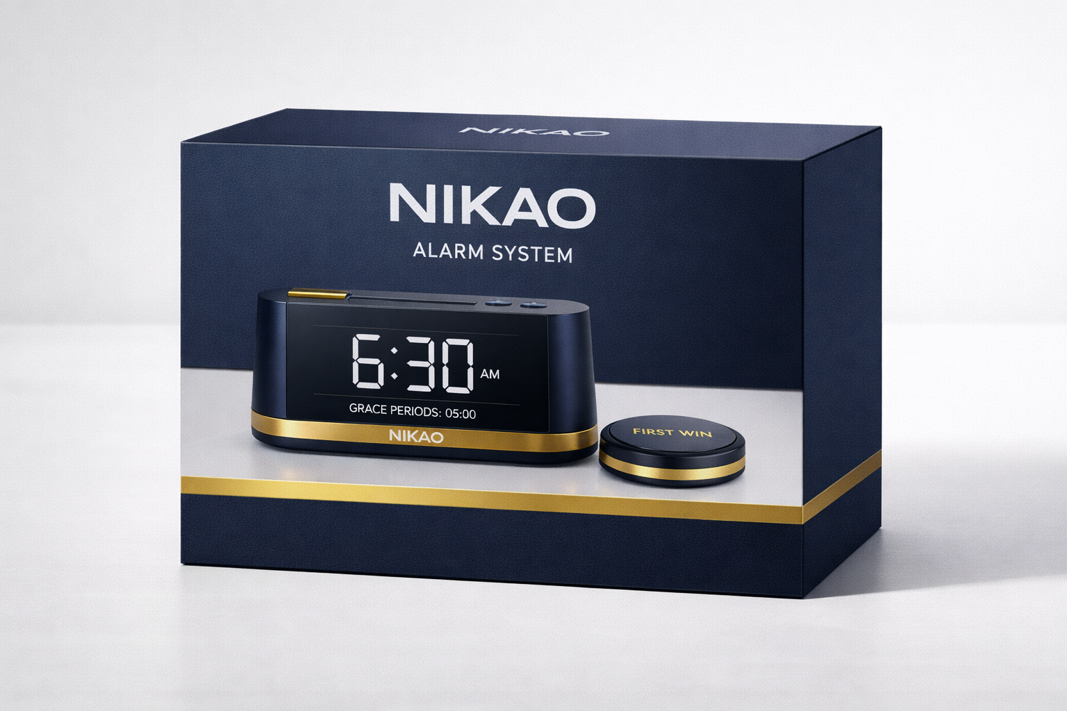 Nikao NIKAO — The Alarm That Wins The War Against Snooze